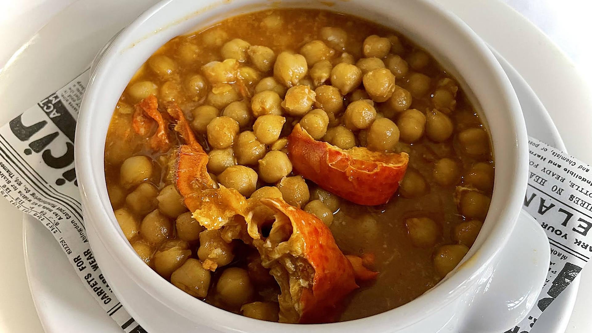 Esos garbanzos con bogavante que ya no hay El Correo
